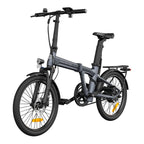 ADO Air 20 Pro Faltbares E-Bike - 250W Motor 36V9.6Ah Batterie 100KM Reichweite Hydraulische Scheibenbremse - Grau