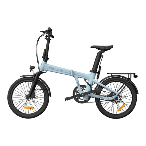 ADO Air 20 Pro Faltbares E-Bike - 250W Motor 36V9.6Ah Batterie 100KM Reichweite Hydraulische Scheibenbremse - Blau