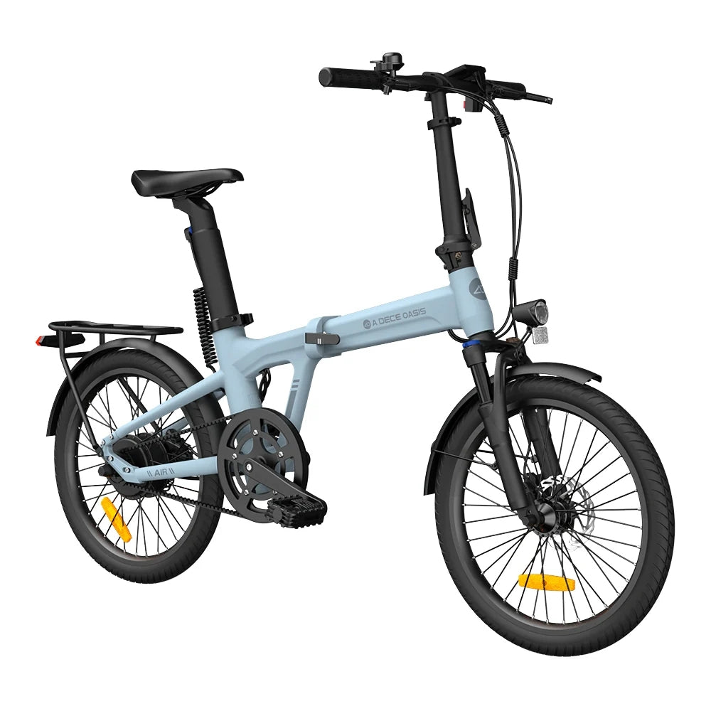 ADO Air 20 Pro Faltbares E-Bike - 250W Motor 36V9.6Ah Batterie 100KM Reichweite Hydraulische Scheibenbremse - Blau