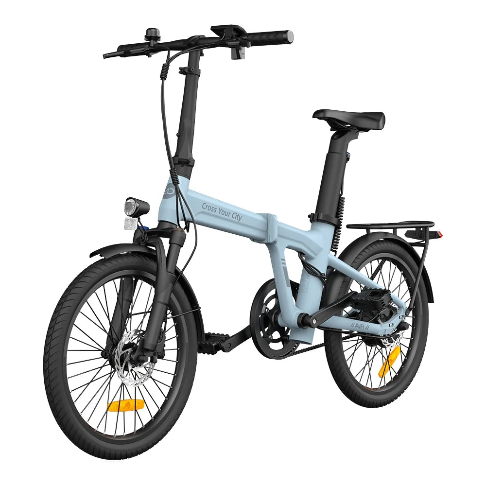 ADO Air 20 Pro Faltbares E-Bike - 250W Motor 36V9.6Ah Batterie 100KM Reichweite Hydraulische Scheibenbremse - Blau
