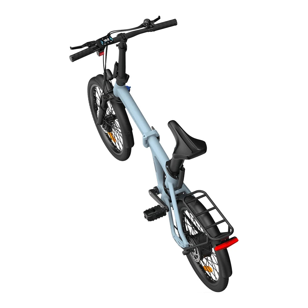ADO Air 20 Pro Faltbares E-Bike - 250W Motor 36V9.6Ah Batterie 100KM Reichweite Hydraulische Scheibenbremse - Blau