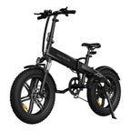 ADO Beast 20F Faltbares E-Bike -  250W Motor 36V14.5Ah Batterie 120KM Reichweite Hydraulische Scheibenbremse - Schwarz