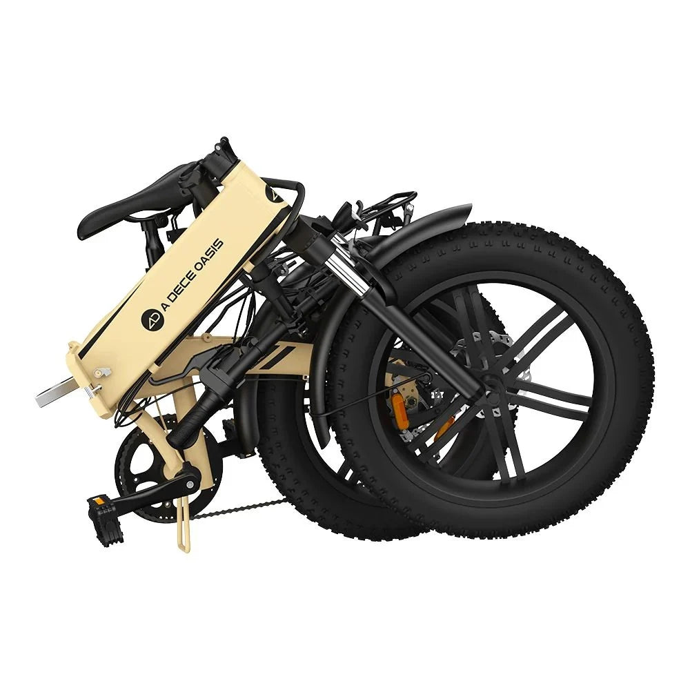 ADO Beast 20F Faltbares E-Bike -  250W Motor 36V14.5Ah Batterie 120KM Reichweite Hydraulische Scheibenbremse - Khaki