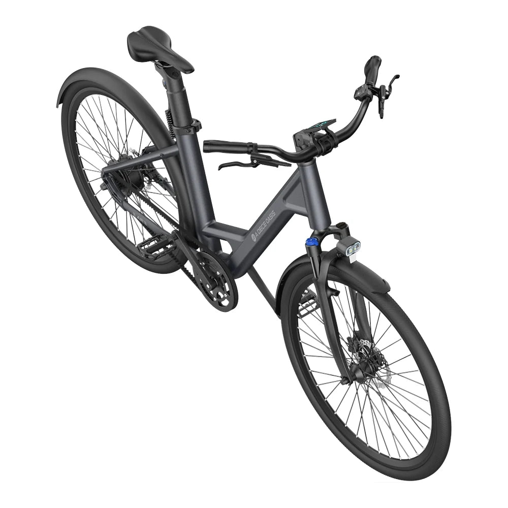 ADO Air 28 Elektrisches Fahrrad - 250W Motor 36V13.5Ah Batterie 100KM Reichweite Hydraulische Scheibenbremse - Grau