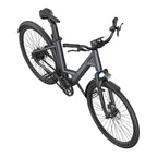 ADO Air 28 Elektrisches Fahrrad - 250W Motor 36V13.5Ah Batterie 100KM Reichweite Hydraulische Scheibenbremse - Grau