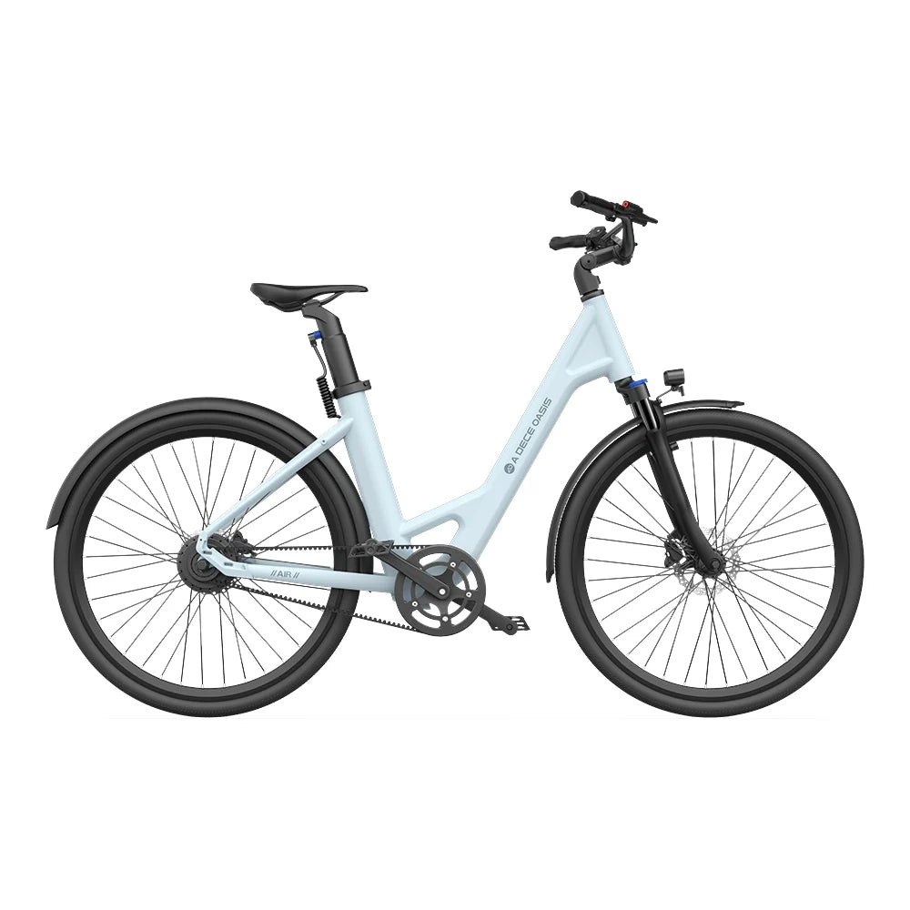 ADO Air 28 Elektrisches Fahrrad - 250W Motor 36V13.5Ah Batterie 100KM Reichweite Hydraulische Scheibenbremse - Blau