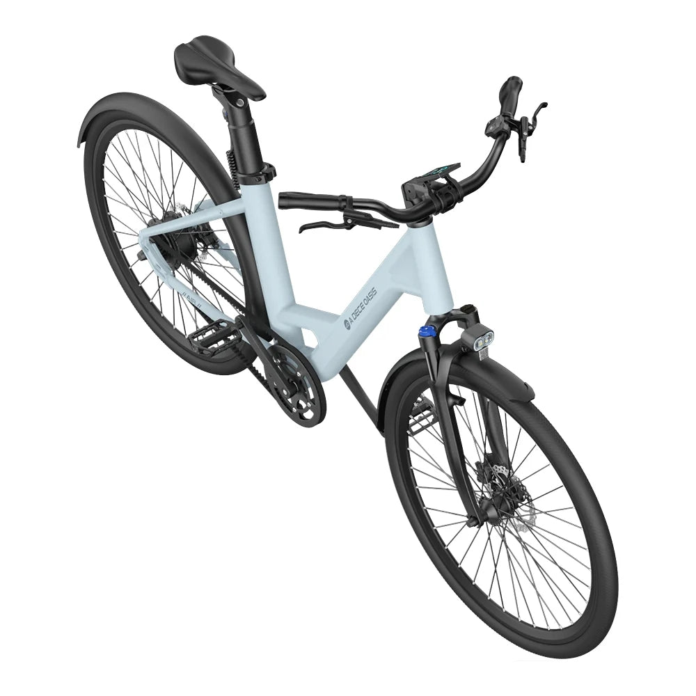 ADO Air 28 Elektrisches Fahrrad - 250W Motor 36V13.5Ah Batterie 100KM Reichweite Hydraulische Scheibenbremse - Blau