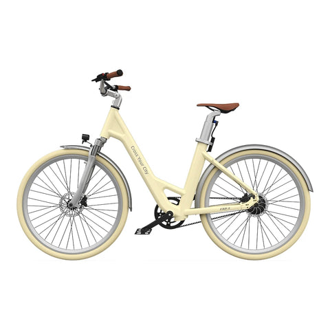 ADO Air 28 Elektrisches Fahrrad - 250W Motor 36V13.5Ah Batterie 100KM Reichweite Hydraulische Scheibenbremse - Gelb