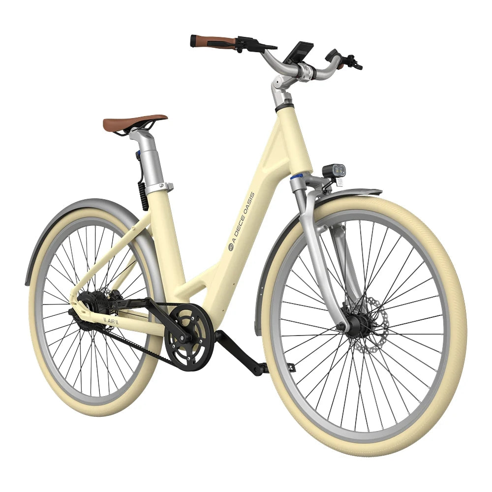 ADO Air 28 Elektrisches Fahrrad - 250W Motor 36V13.5Ah Batterie 100KM Reichweite Hydraulische Scheibenbremse - Gelb