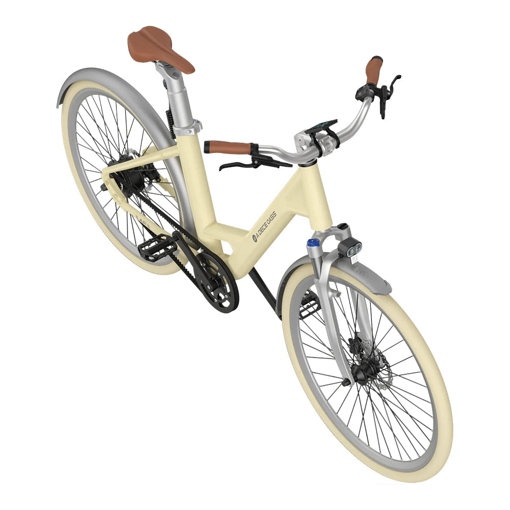 ADO Air 28 Elektrisches Fahrrad - 250W Motor 36V13.5Ah Batterie 100KM Reichweite Hydraulische Scheibenbremse - Gelb