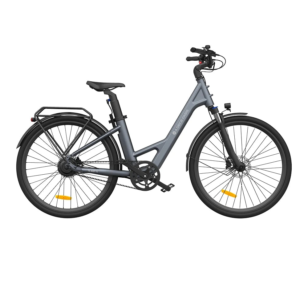 ADO Air 28 Pro Elektrisches Fahrrad - 250W Motor 36V9.6Ah Batterie 100KM Reichweite Hydraulische Scheibenbremse - Grau