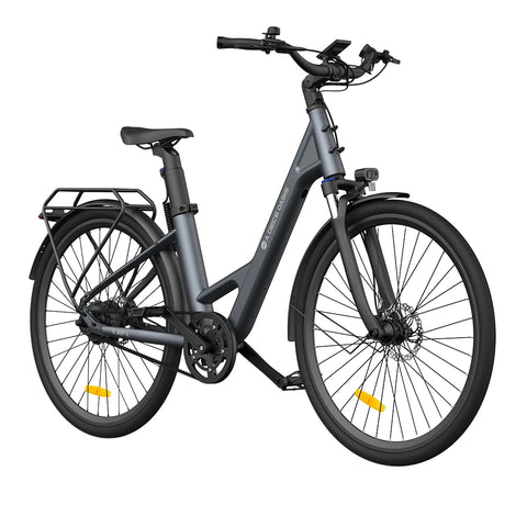 ADO Air 28 Pro Elektrisches Fahrrad - 250W Motor 36V9.6Ah Batterie 100KM Reichweite Hydraulische Scheibenbremse - Grau