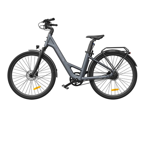 ADO Air 28 Pro Elektrisches Fahrrad - 250W Motor 36V9.6Ah Batterie 100KM Reichweite Hydraulische Scheibenbremse - Grau