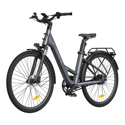 ADO Air 28 Pro Elektrisches Fahrrad - 250W Motor 36V9.6Ah Batterie 100KM Reichweite Hydraulische Scheibenbremse - Grau