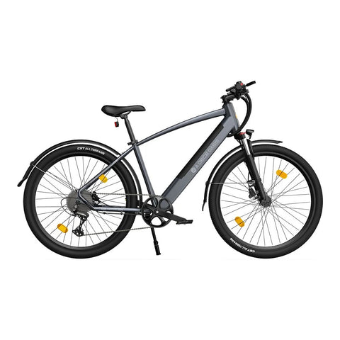 ADO DECE 300C Elektrisches Fahrrad - 250W Motor 36V10.4Ah Batterie 90KM Reichweite Hydraulische Scheibenbremse - Grau