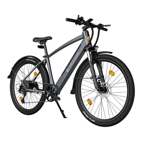ADO DECE 300C Elektrisches Fahrrad - 250W Motor 36V10.4Ah Batterie 90KM Reichweite Hydraulische Scheibenbremse - Grau