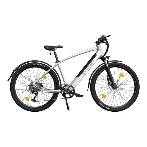 ADO DECE 300C Elektrisches Fahrrad - 250W Motor 36V10.4Ah Batterie 90KM Reichweite Hydraulische Scheibenbremse - Silber