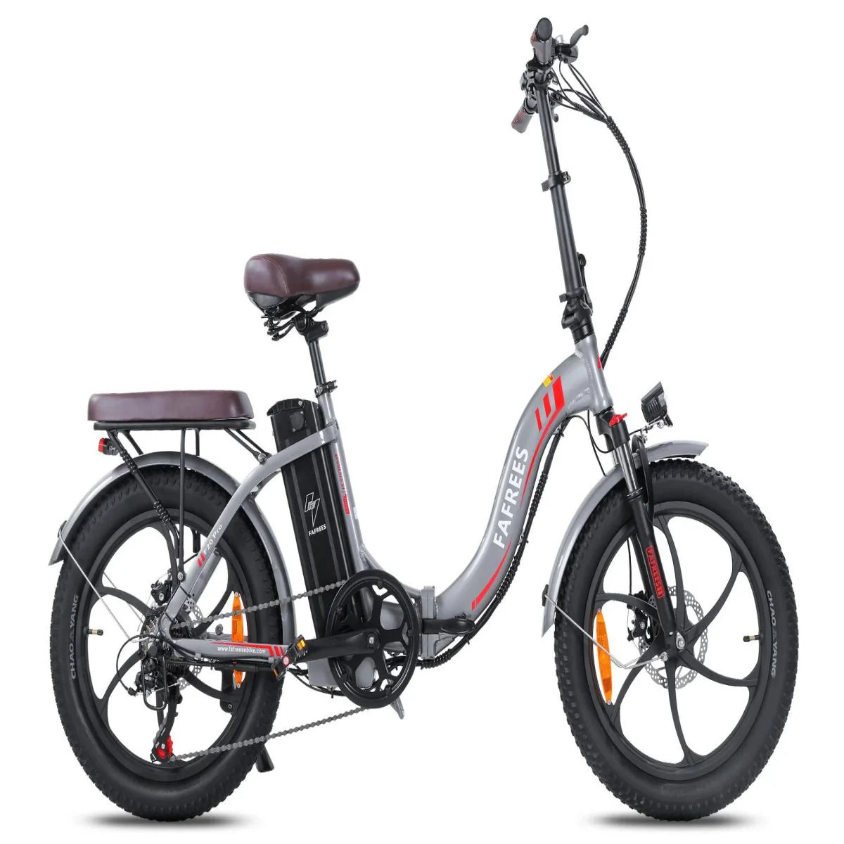 Elektrisches Fahrrad FAFREES F20 Pro | 250W Motor 648WH Batterie 80KM Reichweite | Grau