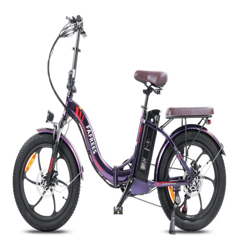 Elektrisches Fahrrad FAFREES F20 Pro | 250W Motor 648WH Batterie 80KM Reichweite | Strahlendes Lila