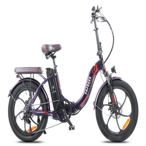 Elektrisches Fahrrad FAFREES F20 Pro | 250W Motor 648WH Batterie 80KM Reichweite | Strahlendes Lila