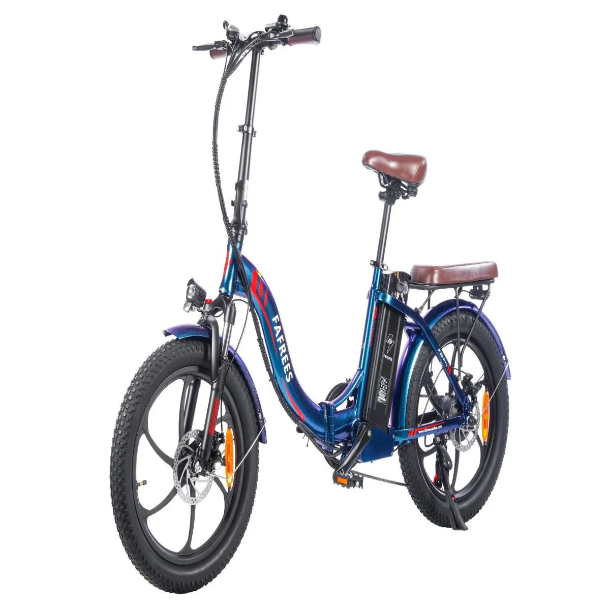 Elektrisches Fahrrad FAFREES F20 Pro | 250W Motor 648WH Batterie 80KM Reichweite | Strahlendes Blau