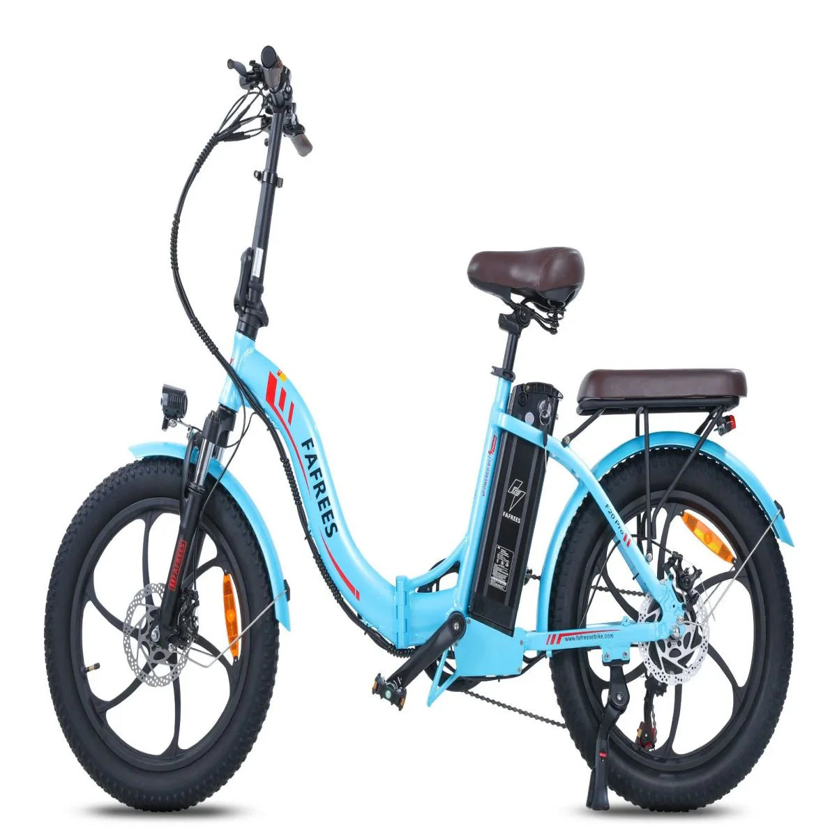 Elektrisches Fahrrad FAFREES F20 Pro | 250W Motor 648WH Batterie 80KM Reichweite | Blauer See