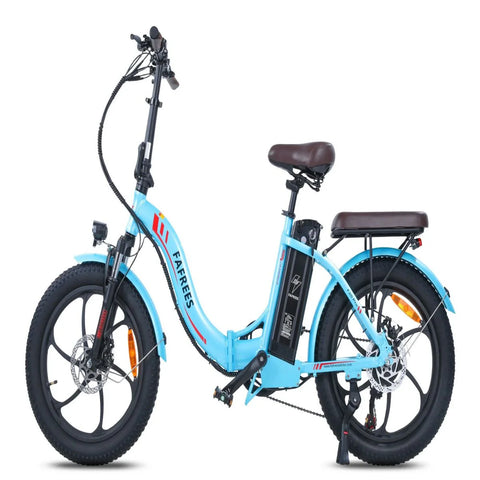 Elektrisches Fahrrad FAFREES F20 Pro | 250W Motor 648WH Batterie 80KM Reichweite | Blauer See
