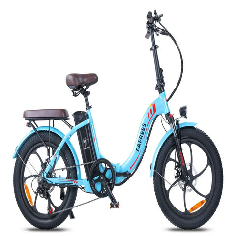 Elektrisches Fahrrad FAFREES F20 Pro | 250W Motor 648WH Batterie 80KM Reichweite | Blauer See