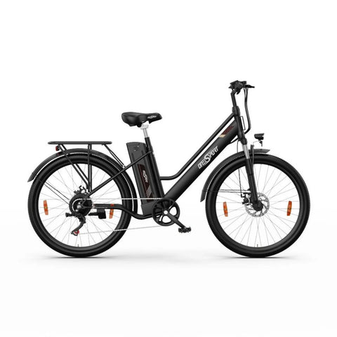 ONESPORT OT18-3 Elektrisches Fahrrad - 26" Räder 250W Motor 36V14.4Ah Batterie 40KM Reichweite - Schwarz
