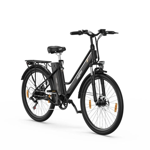 ONESPORT OT18-3 Elektrisches Fahrrad - 26" Räder 250W Motor 36V14.4Ah Batterie 40KM Reichweite - Schwarz