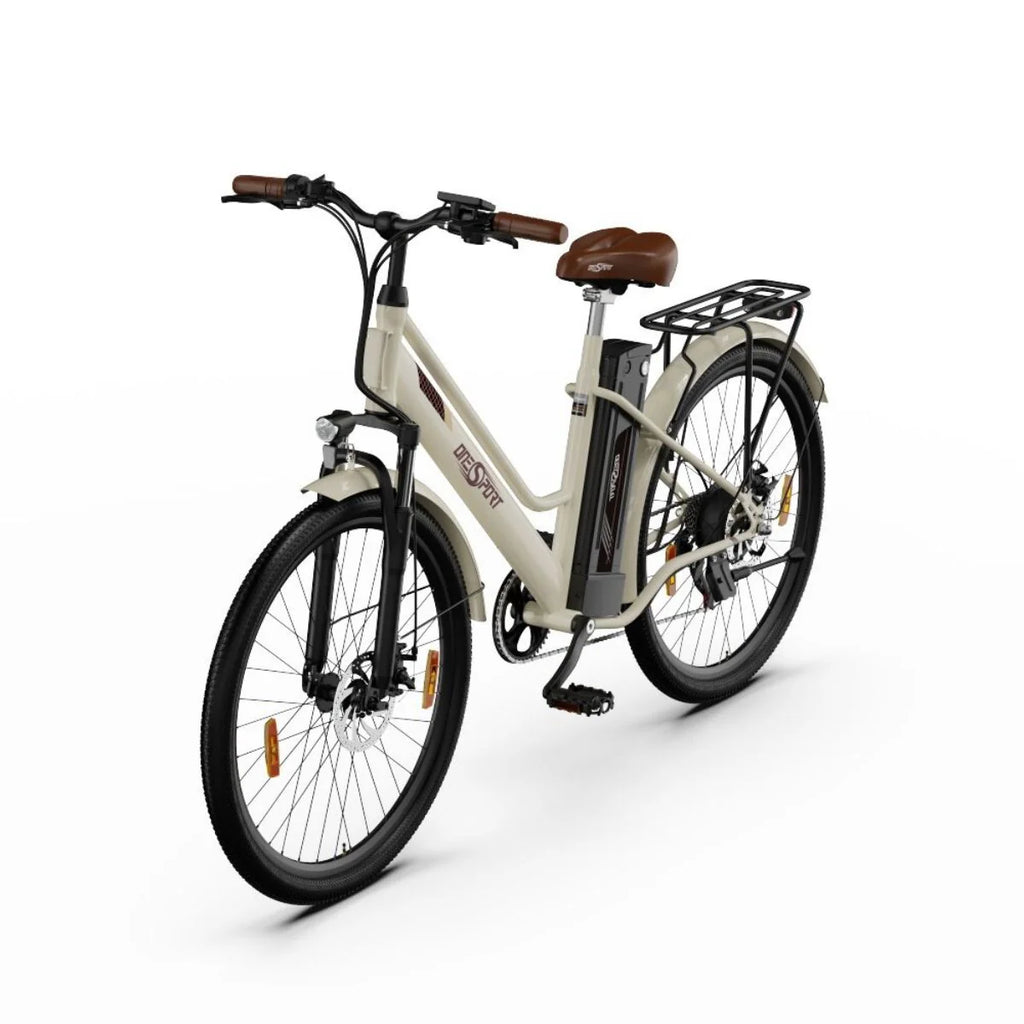 ONESPORT OT18-3 Electric Bicycle - 26" Wheels 250W Motor 36V14.4Ah Battery 40KM Range - White