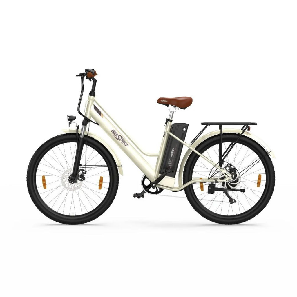 ONESPORT OT18-3 Electric Bicycle - 26" Wheels 250W Motor 36V14.4Ah Battery 40KM Range - White