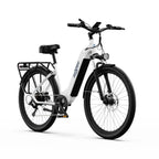 ONESPORT OT05 Electric Bicycle - 27.5" Wheels 250W Motor 36V18.2Ah Battery 60KM Range - White