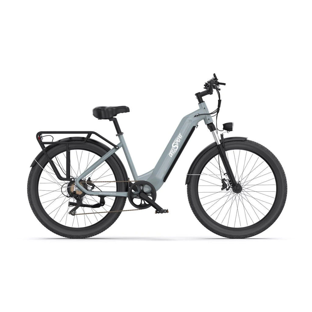 ONESPORT OT05 Vélo électrique - Roues 27.5" Moteur 250W Batterie 36V18.2Ah Autonomie 60KM - Gris