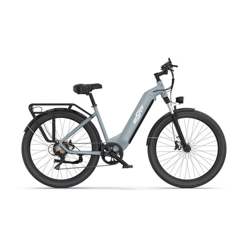 ONESPORT OT05 Elektrisches Fahrrad - 27.5" Räder 250W Motor 36V18.2Ah Batterie 60KM Reichweite - Grau