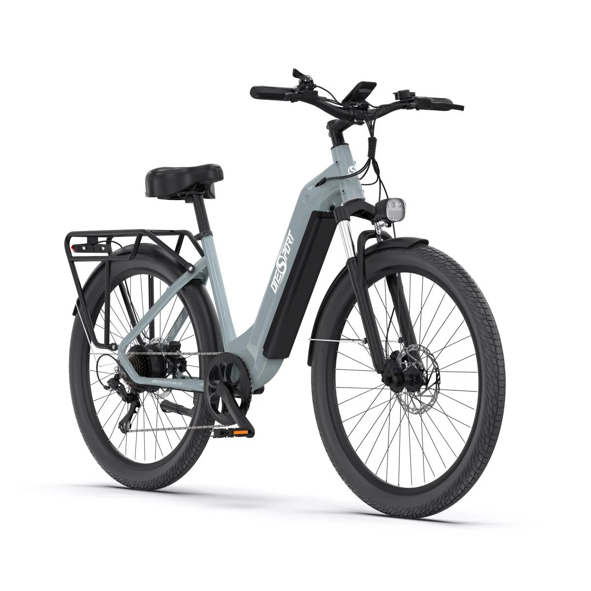 ONESPORT OT05 Vélo électrique - Roues 27.5" Moteur 250W Batterie 36V18.2Ah Autonomie 60KM - Gris