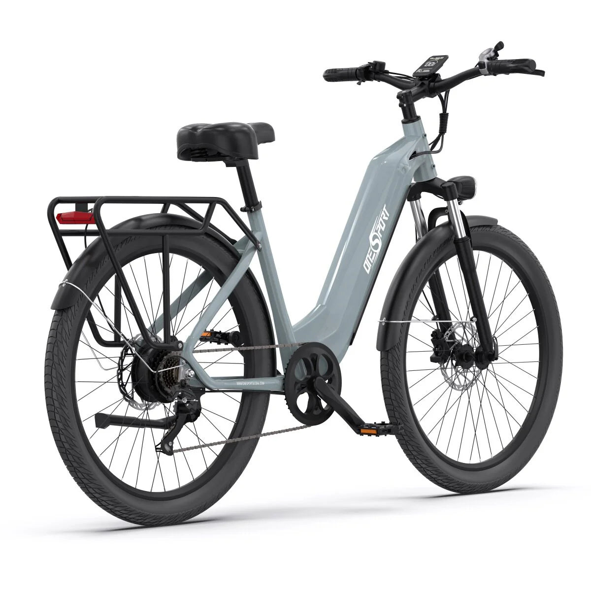 ONESPORT OT05 Vélo électrique - Roues 27.5" Moteur 250W Batterie 36V18.2Ah Autonomie 60KM - Gris