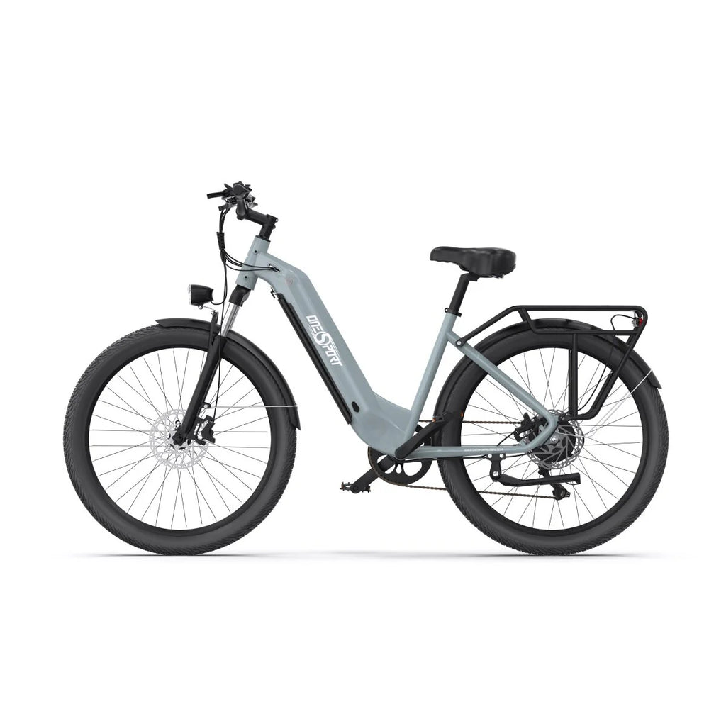 ONESPORT OT05 Vélo électrique - Roues 27.5" Moteur 250W Batterie 36V18.2Ah Autonomie 60KM - Gris