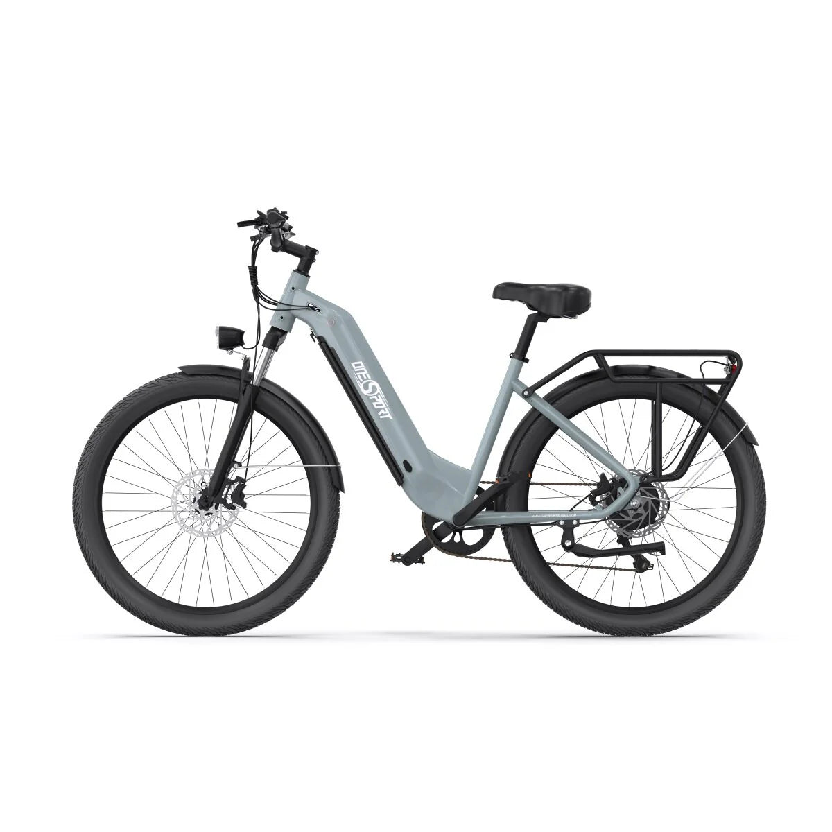 ONESPORT OT05 Vélo électrique - Roues 27.5" Moteur 250W Batterie 36V18.2Ah Autonomie 60KM - Gris