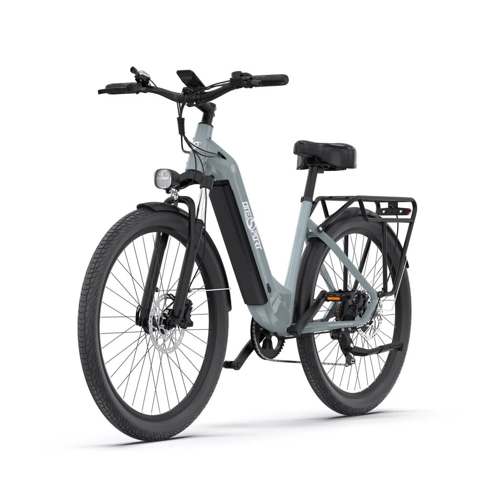 ONESPORT OT05 Vélo électrique - Roues 27.5" Moteur 250W Batterie 36V18.2Ah Autonomie 60KM - Gris