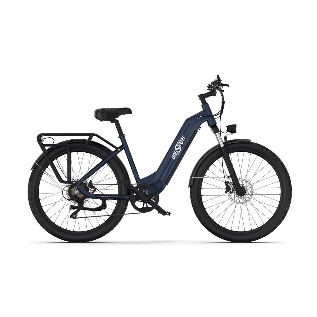 ONESPORT OT05 Electric Bicycle - 27.5" Wheels 250W Motor 36V18.2Ah Battery 60KM Range - Blue
