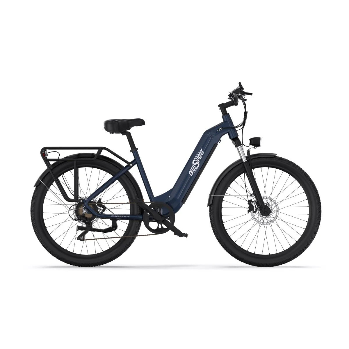 ONESPORT OT05 Electric Bicycle - 27.5" Wheels 250W Motor 36V18.2Ah Battery 60KM Range - Blue