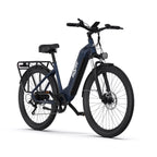 ONESPORT OT05 Electric Bicycle - 27.5" Wheels 250W Motor 36V18.2Ah Battery 60KM Range - Blue