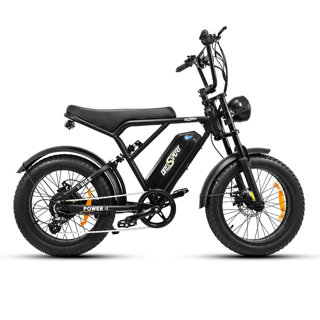 ONESPORT ONES3 Electric Bicycle - 20" Wheels 500W Motor 48V17Ah Battery 50KM Range - Black