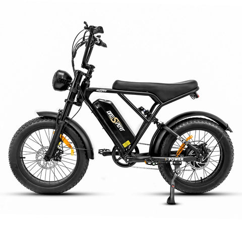 ONESPORT ONES3 Elektrisches Fahrrad - 20" Räder 500W Motor 48V17Ah Batterie 50KM Reichweite - Schwarz