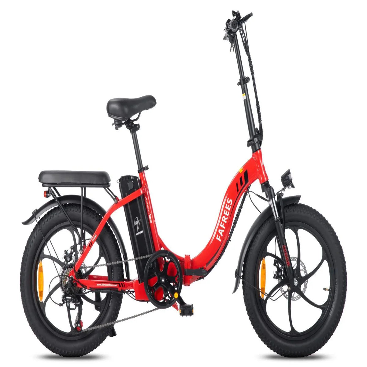 Elektrofahrrad FAFREES F20 - 250W Motor 576WH Akku 70KM Reichweite - Rot