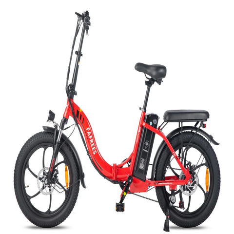Elektrofahrrad FAFREES F20 - 250W Motor 576WH Akku 70KM Reichweite - Rot