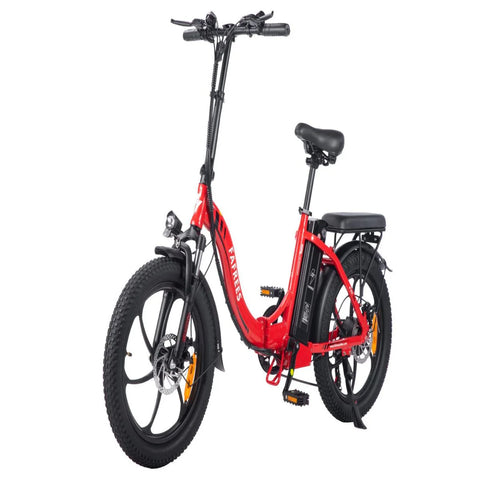 Elektrofahrrad FAFREES F20 - 250W Motor 576WH Akku 70KM Reichweite - Rot