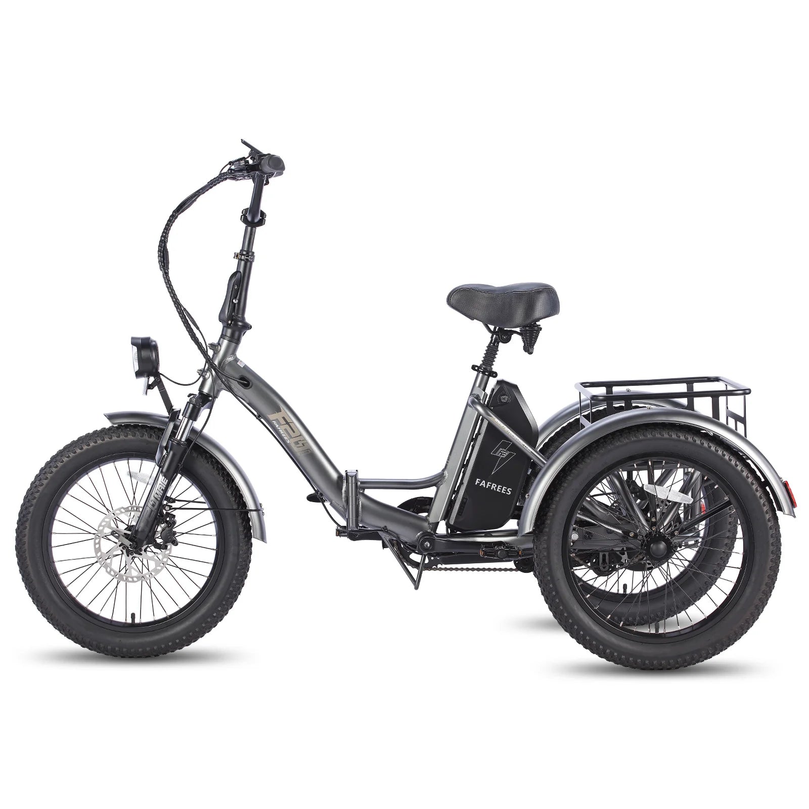 FAFREES F20 Mate Vélo électrique - Moteur 500W Batterie 48V18.2AH Autonomie 110KM - Gris