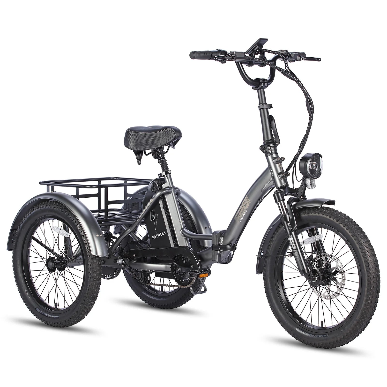 FAFREES F20 Mate Vélo électrique - Moteur 500W Batterie 48V18.2AH Autonomie 110KM - Gris